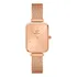 Relógio New Port Feminino Quadrado Elegante De Pulso Rosé