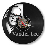 Relógio Parede Vander Lee Pop Musica Vinil Lp Decoração Arte