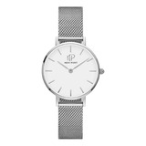 Relogio Prata Minimalista Feminino