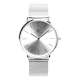 Relogio Pulseira Prata Harlem