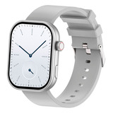 Relógio Smartwatch Haiz My Watch 2 Pro Com Botão Fitness Caixa Prateado Pulseira Prateado Bisel Prateado