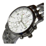 Relógio Tissot Prc200 Branco Pulseira Aço Prc 200 