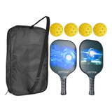  Remo Portátil De Pickleball Esportivo De Fibra De Carbono