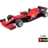 Réplica Ferrari F1 Sf21 Season Car 2021 28 Cm Escala 1/18