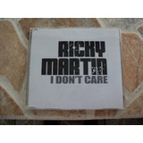 ricky martin-ricky martin Cd Single Ricky Martin I Dont Care Promo Brasil