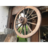 Roda De Carroça Antiga 75cm