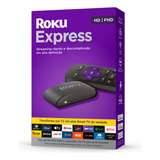 Roku Express 3960br Full Hd Conversor Smart Tv Com Controle