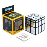 Rubik Qiyi Mirror Cube 3x3 Speed Gold Cor Da Estrutura Prata