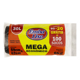 Saco Para Lixo 30l