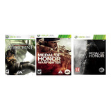 Saga Medal Of Honor - Xbox 360 - 03 Jogos (p/desbloqueado)