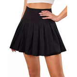 Saia Colegial Pregueada Lisa