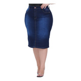 Saia Jeans Moda Evangelica