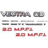 sampagode jr-sampagode jr Kit Emblema Chevrolet Vectra Cd 20 Mpfi Vermelho 9495