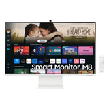 Samsung Smart Monitor M8 32 2024 4k, Tela Plana, Painel Va, 60hz, Has, 4ms,smart Hub, Gaming Hub, Airplay