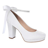Sapato Boneca Branco Noiva