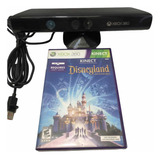 Sensor Kinect Xbox 360 + Jogo Kinect Disneyland Adventure