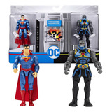 Set Bonecos Superman Vs Darkseid 4 Sunny + 6 Acessorios