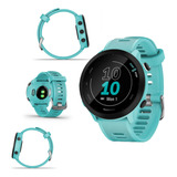 Smartwatch Garmin Forerunner 55 Tela De 1.04 Com Pulseira De Silicone - Cor Aqua