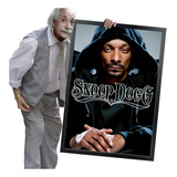 snoop dogg & wiz khalifa-snoop dogg amp wiz khalifa Quadro E Moldura Rappers Rap Tupac Big Snoop Dog 84x60cm