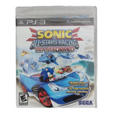 Sonic All Stars Racing Transformed Ps3 Mídia Física Lacrado