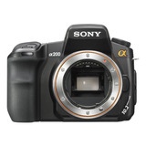  Sony Alpha 200 Dslr-a200 Dslr Cor Preto