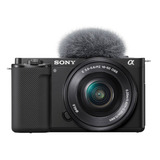  Sony Alpha Kit Zv-e10 + Lente 16-50mm Garantia 1 Ano + Nf-e