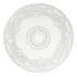 Sousplat Toalha De Bandeja Crochê Rosas 30cm Cor Branco