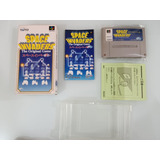 Space Invaders Super Famicom Nintendo Original Cib Completo 