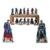 Super Heróis Kit Com 14 Displays De Mesa 2 De Chão