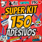 Super Kit 150 Adesivos