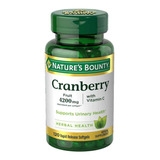 Suplemento Em Softgels Nature's Bounty Cranberry Concentrado De Mirtilo Cranberry Em Pote De 250ml 120 Un