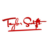 Taylor Swift Autógrafo Assinatura Decoração Enfeite De Mesa 