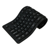  Teclado Dobrável Flexível De Silicone Usb De 108 Teclas