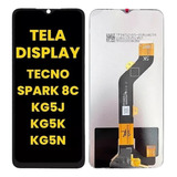 Tela Com Touch Lcd Para Tecno Spark 8c Kg5k Oled Envio Ja 