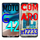 Tela Frontal Original (c/aro Moto G42 (xt2233)+pelícl3d+capa