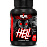 Termogênico Hell - Fórmula Exclusiva Com 7 Ingredientes + Energia + Disposição + Pré Treino - 120 Cápsulas