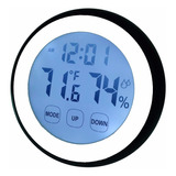 Termometro Higrometro Relogio Despertador