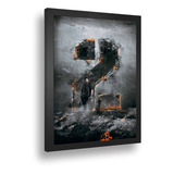 the expendables-the expendables Quadro Emoldurado Poste The expendables Classico Vidro A3