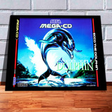 the frames-the frames Quadro Decorativo Capa A3 Gamer Sega Cd Ecco The Dolphin Jp