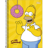 the simpsons-the simpsons Caderno Universitario 16 Materias 256 Folhas The Simpsons Ti