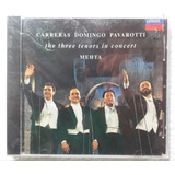 the three tenors-the three tenors Carreras Domingo Pavarotti Cd Novo Importado Frete Gratis