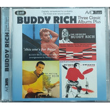 three plus-three plus Cd Buddy Rich Three Classic Albums Plus duplo Importado