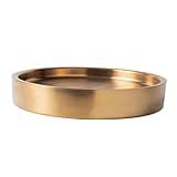  Tigela Refrigeradora Prato De Servir Frutos Do Mar Sashimi Gelo Durável Redonda Bandeja Refrigerada Parede Dupla Tigela De Servir Servidor 28cm Ouro