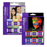 Tinta Facial Neon 6 Cores+tinta Facial Cores Vivas 6 Cores Cor Do Blush Multicores