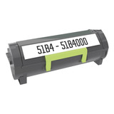 Toner Compatível 51b4000 51b4 P/ Impressora Lexmark Mx317 Mx417 Mx517 6.000 Cópias