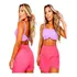 Top Alcinha Trançada Alfaiataria Underbust Tiras Amarrar