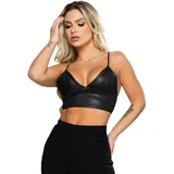 Top Cropped Cirre Faixa