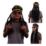 Touca Gorro Peruca Reggae Bob Marley Rastafari Dreadlocks 