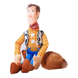 Toy Story Woody Boneco Xerife Pelúcia Articulado Com Chapéu 