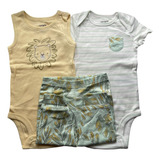 Trio Body Calça Bebê Carters Menino Importado Eua Original